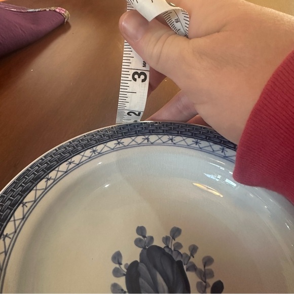 2 : Royal Copenhagen Denmark Handpainted Tranquebar Blue Soup Cereal Bowl - Picture 8 of 8